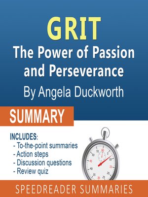 cover image of Summary of Grit by Angela Duckworth